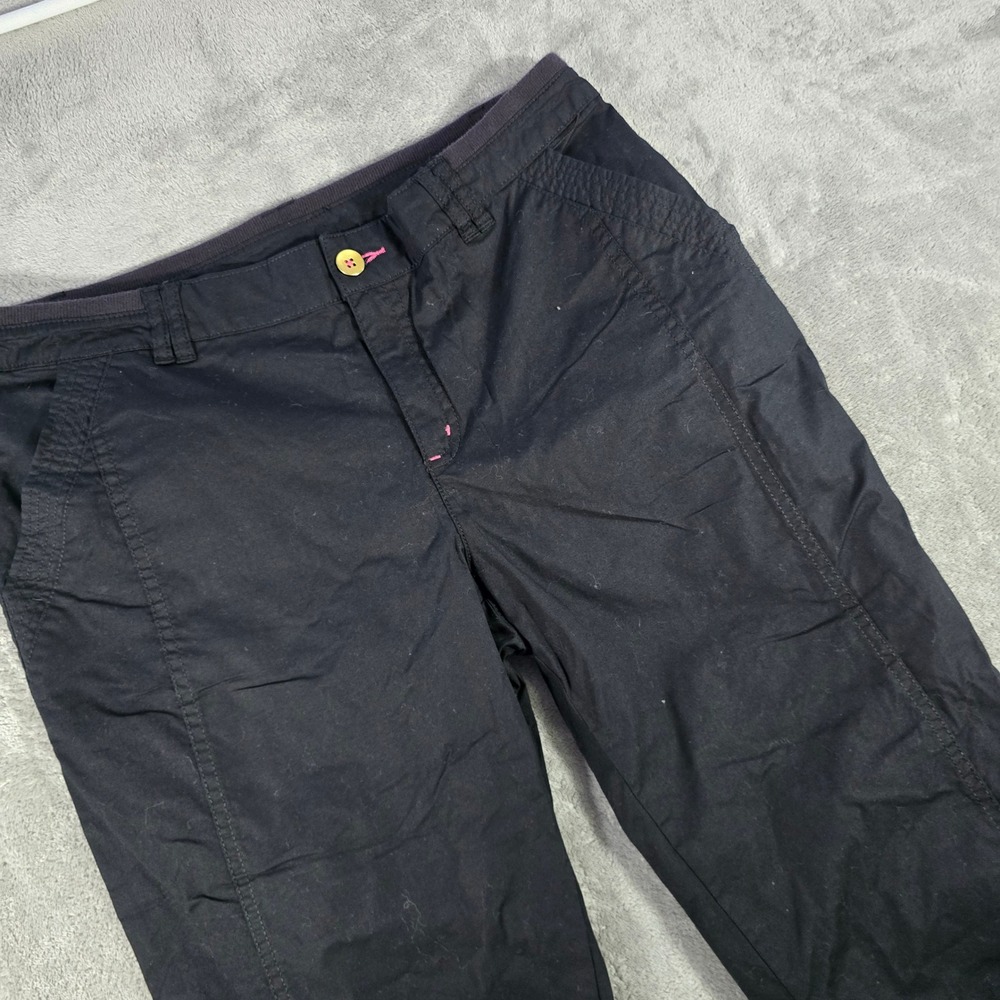 Rafaella Weekend Capri Pants Cropped Casual Black Trousers Size‎ 8